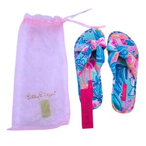 Lilly Pulitzer Vibrant Pool/House Slippers